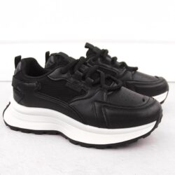 Buty sportowe na platformie czarne Big Star NN274A106