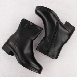 Botki damskie ocieplane czarne Filo Donna Z24-39