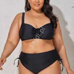 Czarne klasyczne  bikini Plus Size