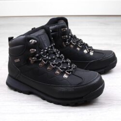 Buty młodzieżowe trekkingowe ocieplane czarne Big Star MM274475