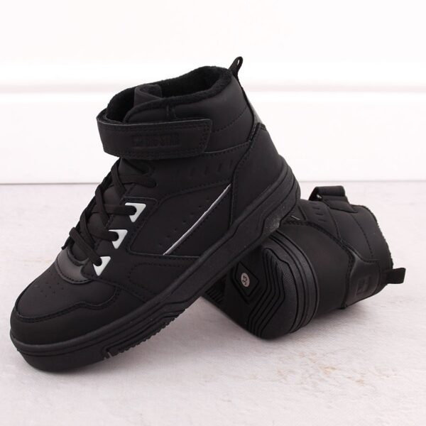 Buty sportowe dziecięce ocieplane czarne Big Star OO374122
