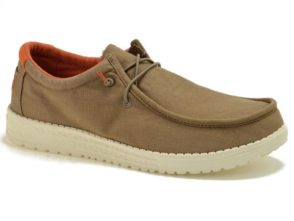 Beżowe męskie półbuty tekstylne McKeylor 96120