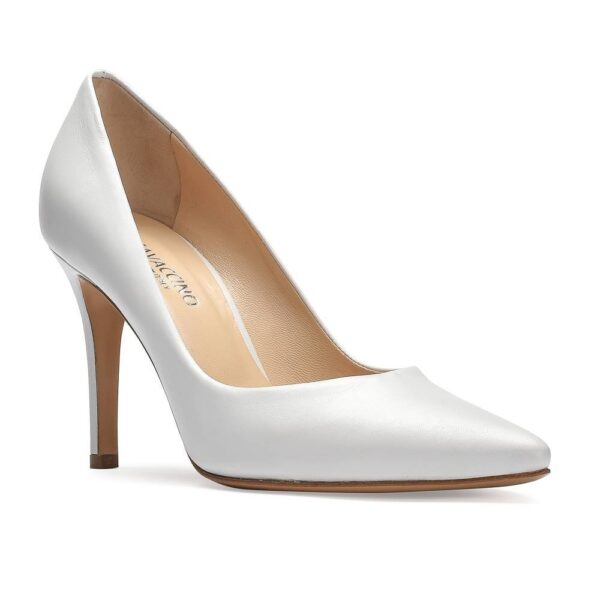 Szpilki klasyczne białe