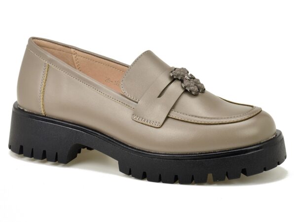 Mokasyny Vinceza 18109 beżowe