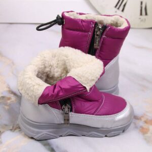 Wodoodporne śniegowce dziewczęce ocieplane Kornecki 6896