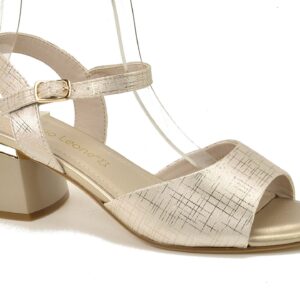 Złote sandały damskie Sergio Leone SK846