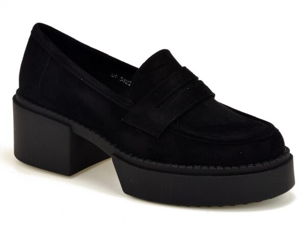 Mokasyny Vinceza 58230 czarny zamsz