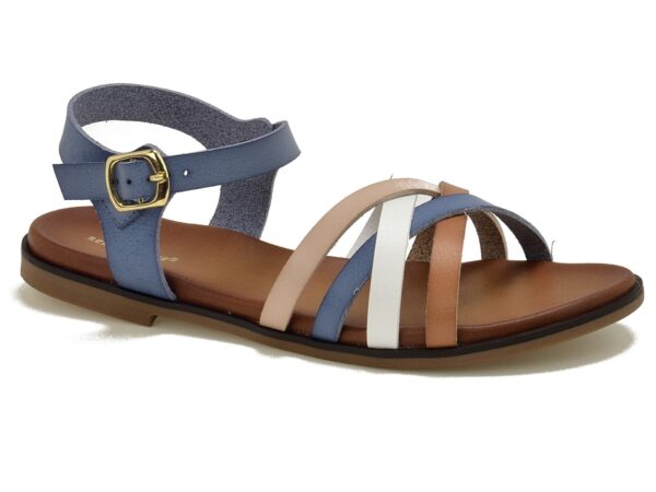Niebieskie sandały damskie Sergio Leone SK090H