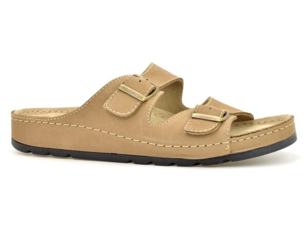 Klapki Helios 813 beż