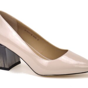 Beżowe czółenka na obcasie Vinceza 77111