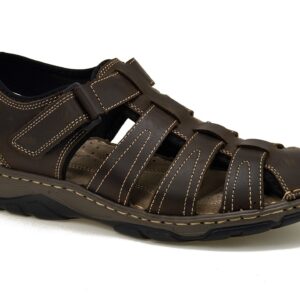 Brązowe skórzane sandały męskie McKeylor 95321