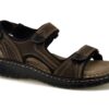 4138521870041f7a0b369859e7488ccf7d091fc8 Brązowe skórzane sandały męskie McKeylor 95320