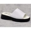 Białe klapki damskie na platformie Evento 25SD18-8719