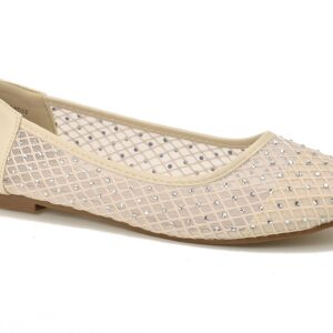 Beżowe damskie baleriny Goodin GD-FL897