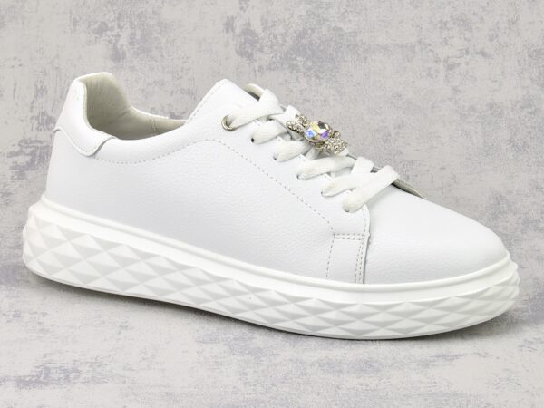 Półbuty Sergio Leone SP-110 białe