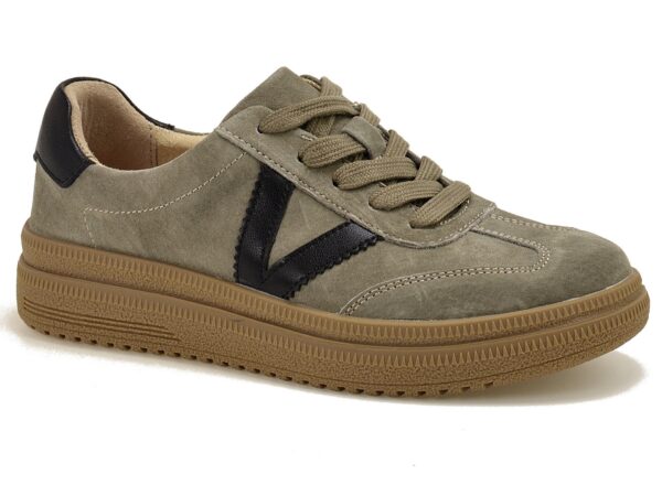 4dd465712cb96213c5b980f120569caf5f5acdce Taupe skórzane półbuty damskie Vinceza 79562