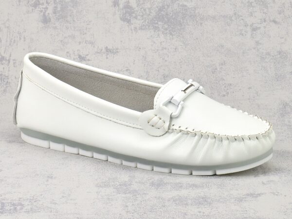 Mokasyny S.Barski LR51-547 białe