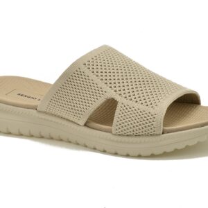 Beżowe klapki damskie Sergio Leone KL064H