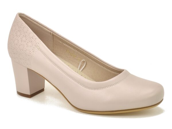 Czółenka Sergio Leone PB409 j. szary pu