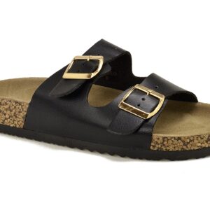 Czarne klapki damskie Evento 21-8323