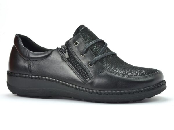 Półbuty Axel 1862 czarny+stretch
