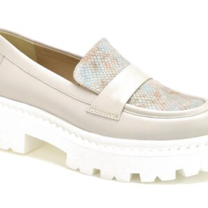 Beżowe Mokasyny Kampa N967 beż 569/935/569