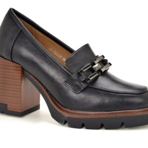 Czarne Półbuty Vinceza 58258 czarne lico