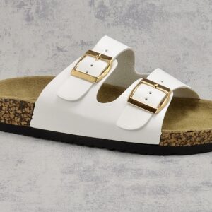 Białe klapki damskie Evento 21-8323