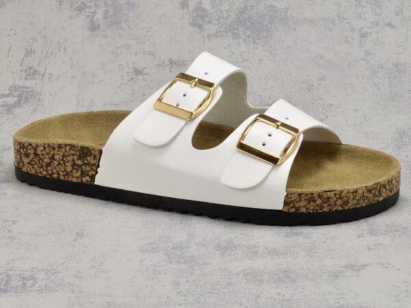 Białe klapki damskie Evento 21-8323