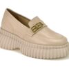 Beżowe Mokasyny KARINO 5055/073-P beż lico