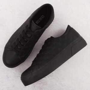 Trampki damskie eko skóra logowane czarne Big Star RR274335