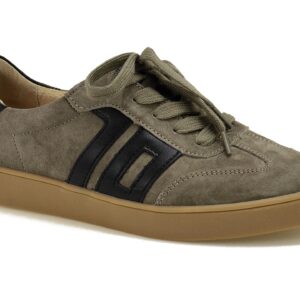 Taupe skórzane półbuty damskie Vinceza 79557