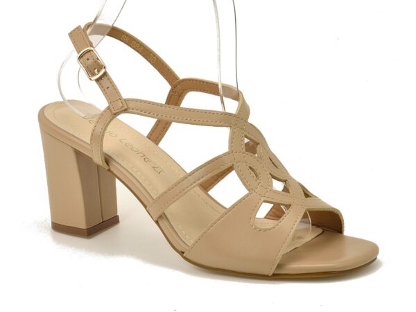 75d8082041dbe6a0e0cc9fb76a10c492fb4aa375 Coffe sandały damskie na obcasie Sergio Leone SK884
