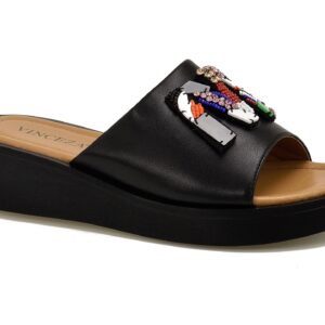 Czarne klapki damskie Vinceza 66623