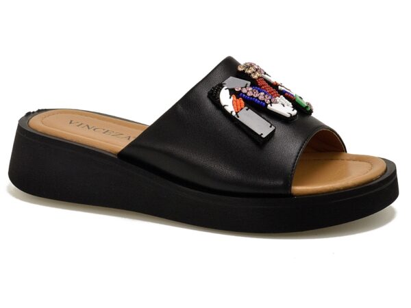792f6961a8f0a61a5f454ca378c6e41aa2f4d28d Czarne klapki damskie Vinceza 66623