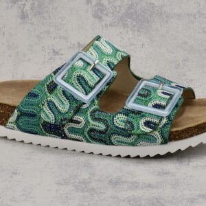 Zielone klapki damskie S.Barski RB51-006