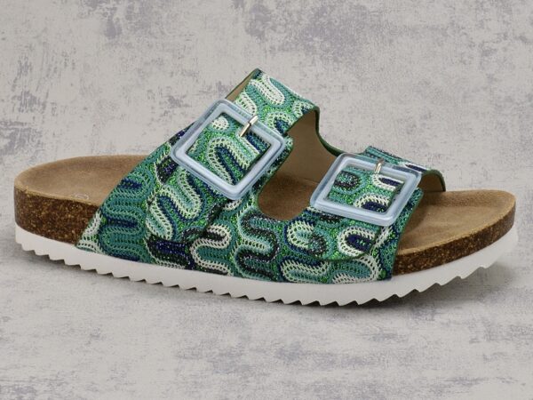 Zielone klapki damskie S.Barski RB51-006