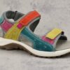 Kolorowe skórzane sandały damskie McKeylor 95347