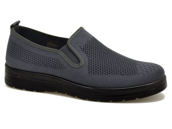 Szare tekstylne półbuty męskie N.E.W.S. 9TX02-1022