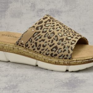 Leopard klapki damskie Evento 35-8832