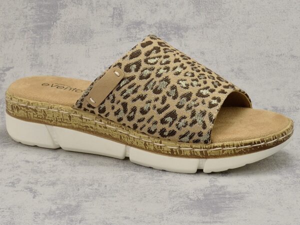 Leopard klapki damskie Evento 35-8832