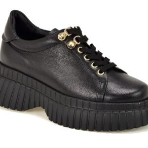 Czarne Półbuty KARINO 5077/126-P czarne lico