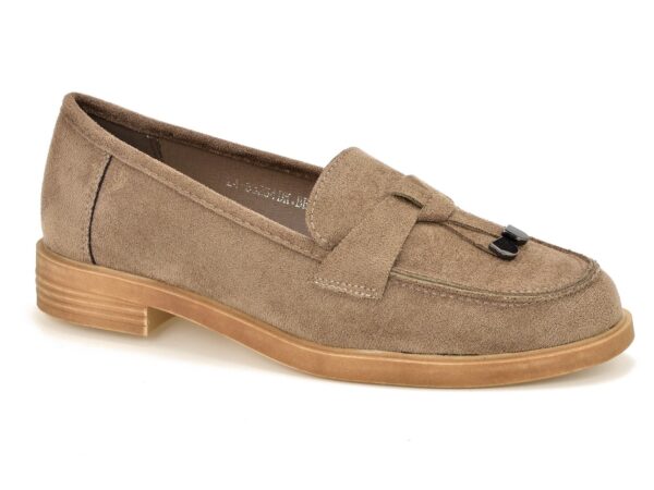 Mokasyny Vinceza 58234 beżowy zamsz