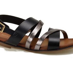 Czarne sandały damskie Sergio Leone SK086H