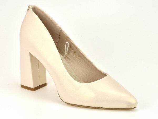 Czółenka Sergio Leone PB216 beż perła