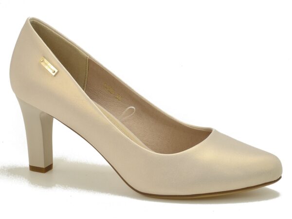 Czółenka Sergio Leone 1459 beż perła