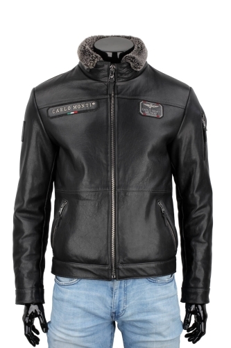 ad6020e9b62031a0e6169582247efaa4fc8c1fd0 ZOB950 - męska pilotka skórzana czyli militarna kurtka lotnicza DORJAN