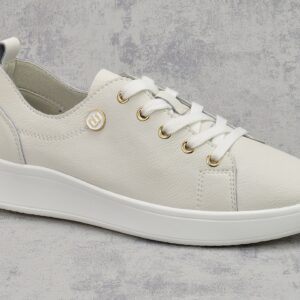 Białe skórzane półbuty Vinceza 41482