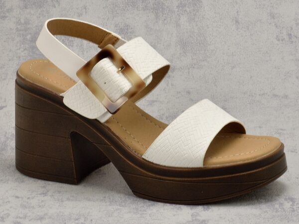 Białe sandały damskie Vinceza 17387
