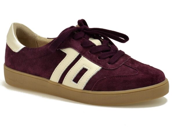 b91ba1193ad3df0ed01a38adcbe7ae65021679ac Bordowe skórzane półbuty damskie Vinceza 79557